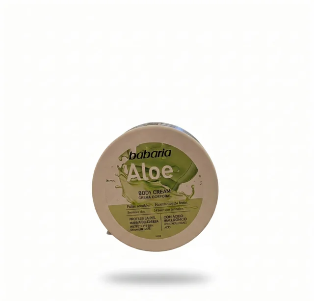 Babaria Aloe Body Cream With Hyaluronic Acid